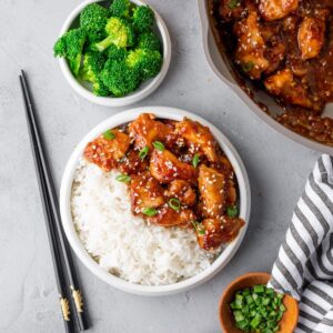 Organic Orange Chicken and Rice